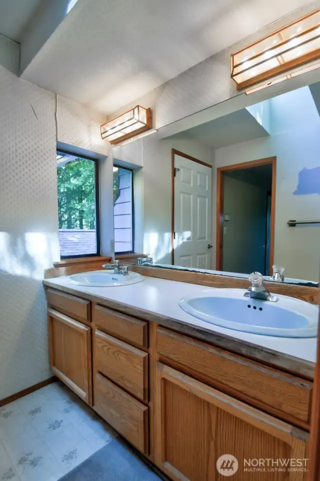 Primary bath vanity.