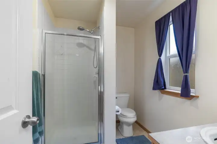 3/4 bath on entry level