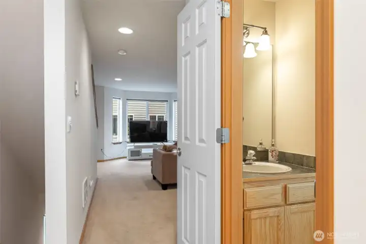 powder room perfect for guests