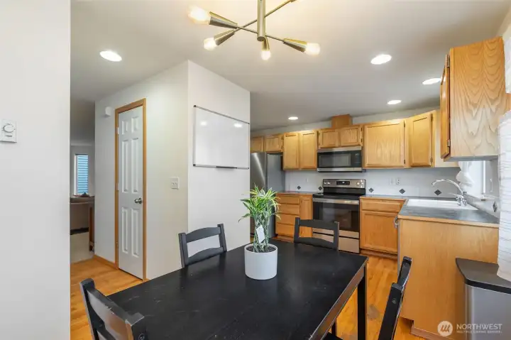 large kitchen with room for a table