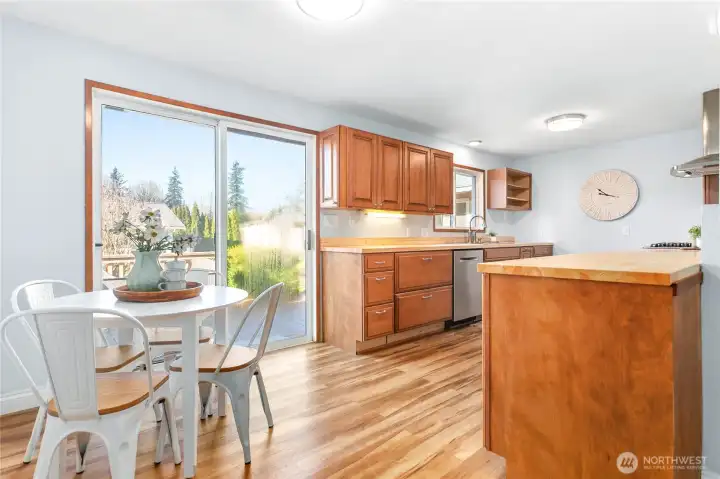 Kitchen and Patio Doorway