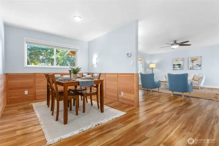 Dining Room & Living Room