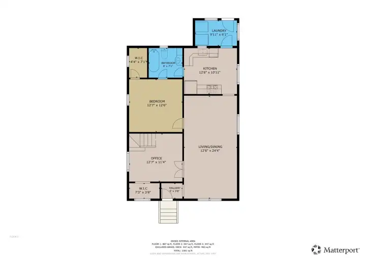 Main residence floor plan