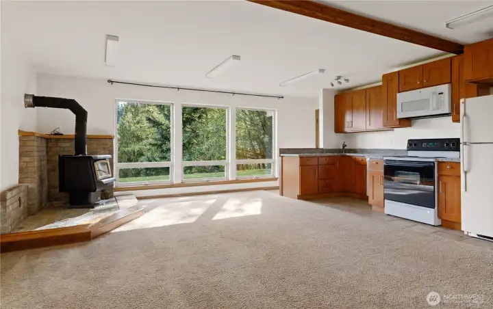 Lower level apartment