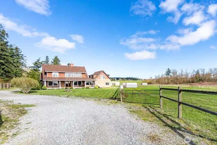 Entering the property