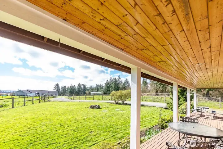 Back covered deck