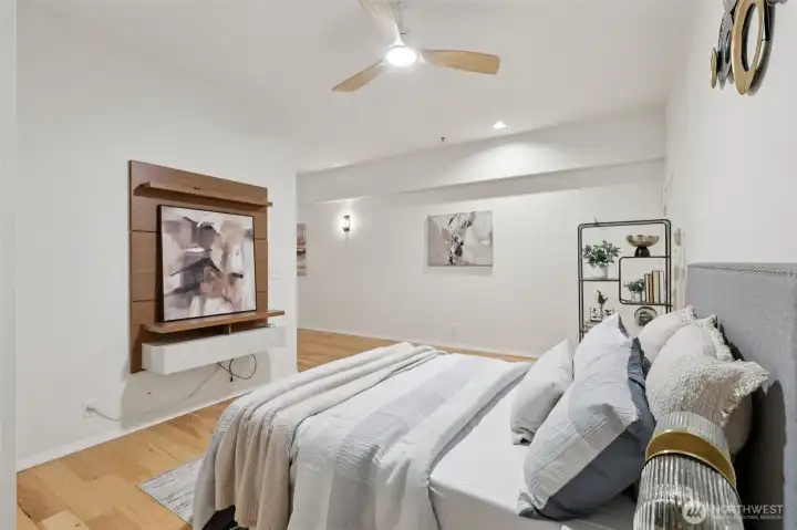 Updated Ceiling Fan and Lighting throughout!