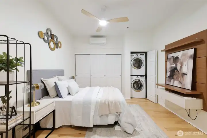 Full Size Stacked Washer and Dryer