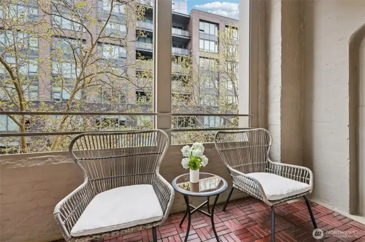 Private Balcony off Living Room