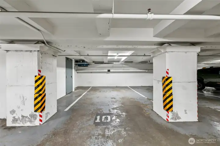 Designated Parking Space in Community Garage