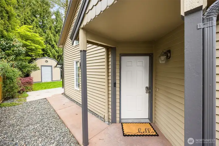 Unit A- Front entry is private and on the opposite side of the entry for unit B