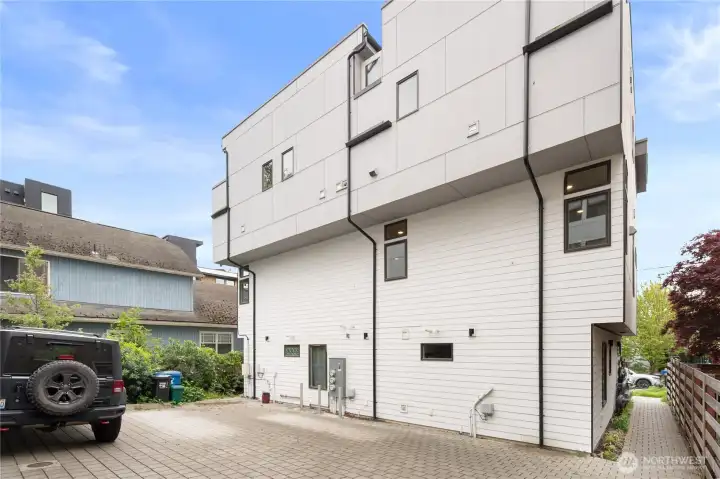 Dedicated off-street parking spot