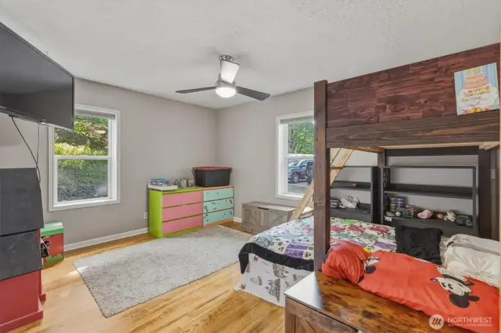 Bedroom 3 with Hardwood Floor
