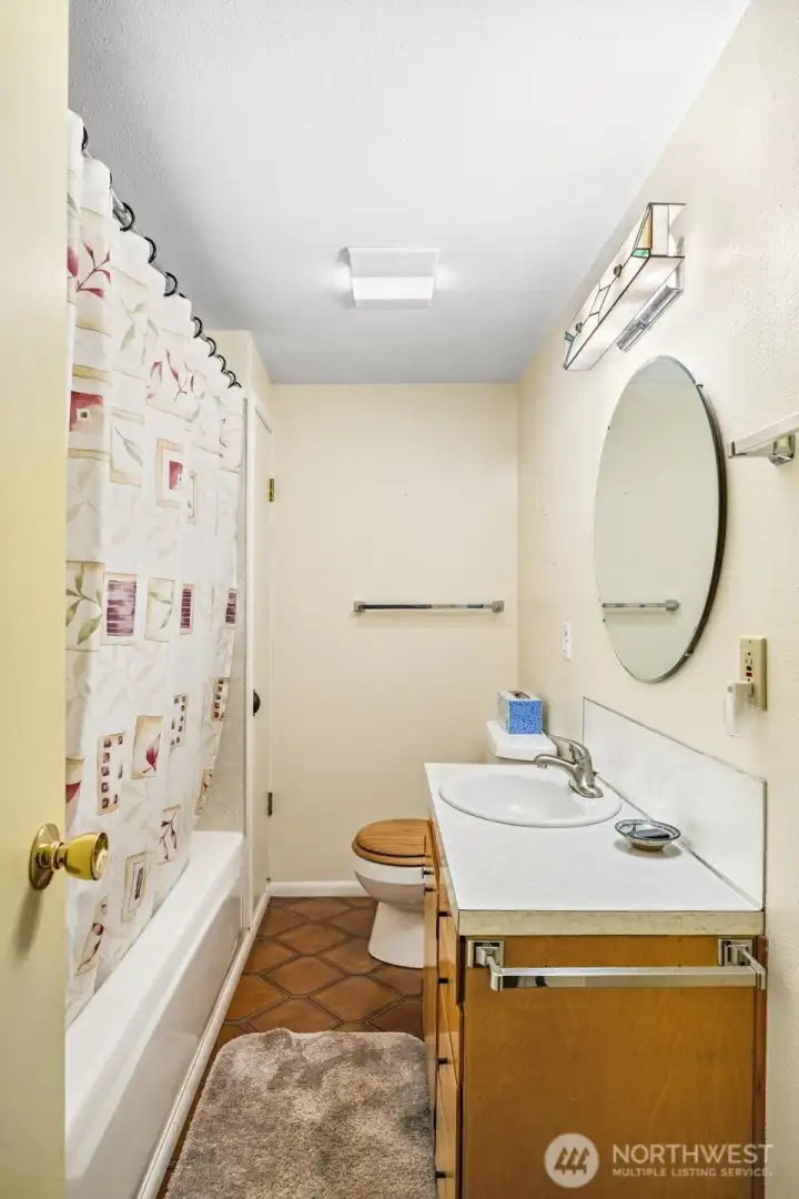 Lower level full bathroom