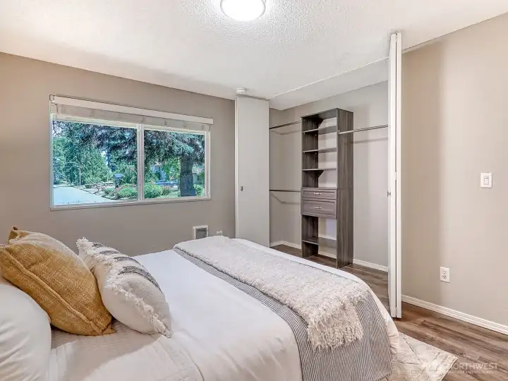 Large closets in both bedrooms!