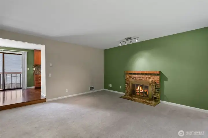Den Fireplace