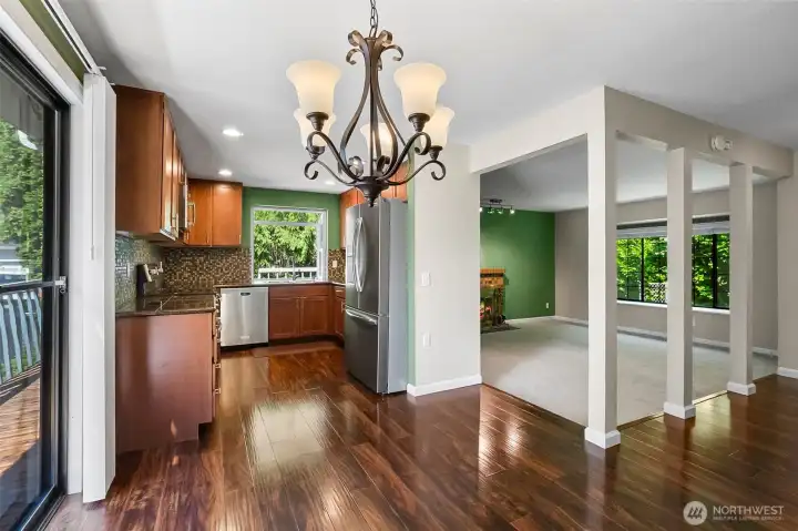 Kitchen and Dining Area