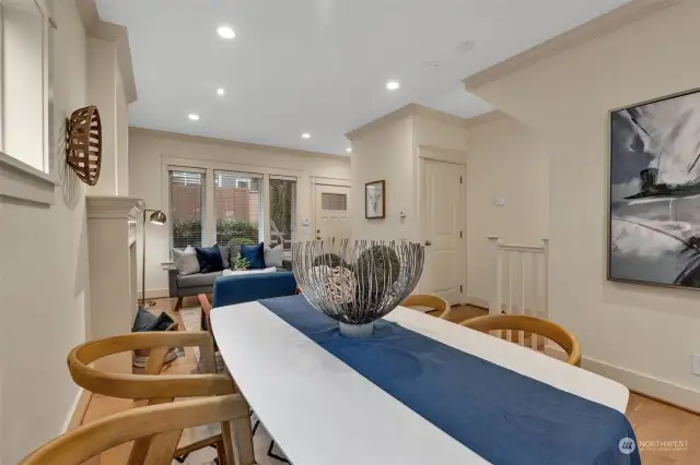 room for large dining table