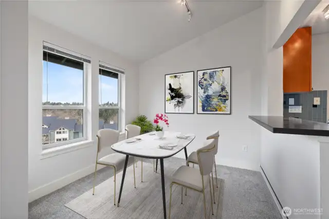 Dining Room Staged