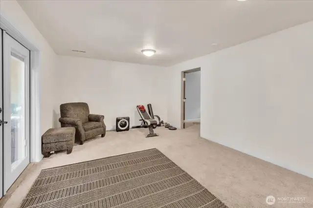 downstairs rec room