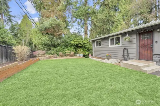 Fenced Front Yard