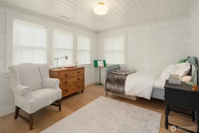 A perfect blend of function and style—this third bedroom comes with a walk-in closet for extra storage and convenience.