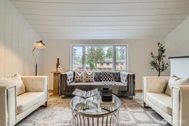 Family room view taken from the dining area.