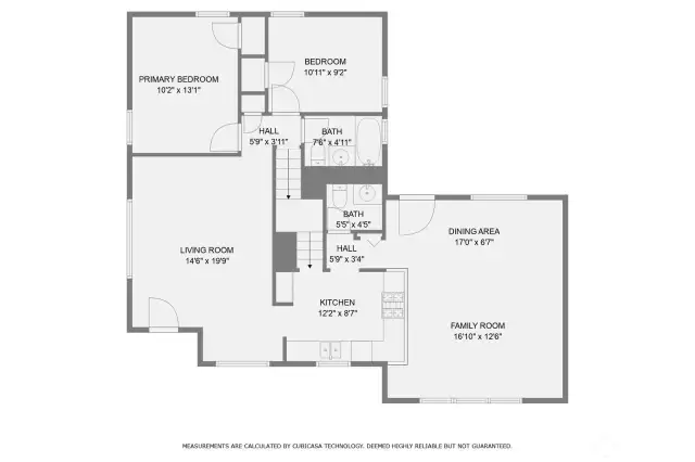 Main floor plan.