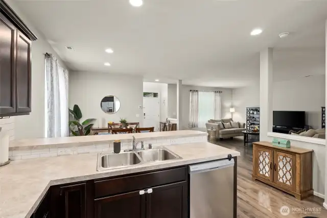 ..plenty of prep space (pantry just outside of photo) and…
