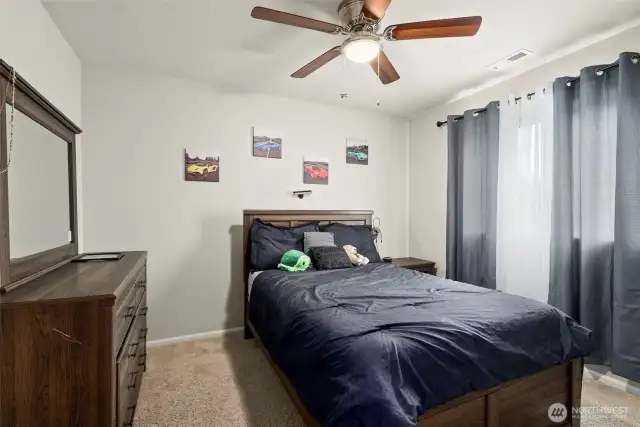 Bedroom 4 - again- a queen bed (for dimensional reference:))