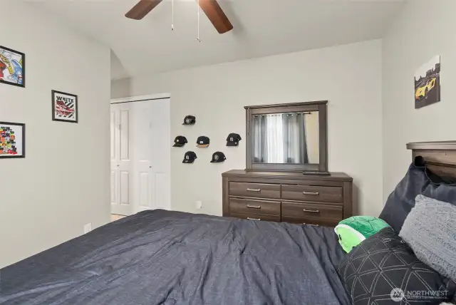 Not kidding—these bedrooms all live large and can serve numerous purposes. Playroom? Media Room? Serious hobbies?