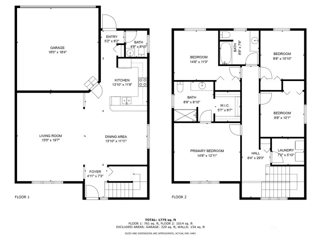 Floor plan 1-an overview of the entire home.
