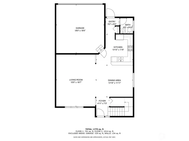 Floor plan 2-the main level.