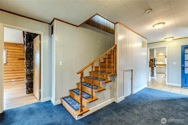 Stairs to Recreation Room