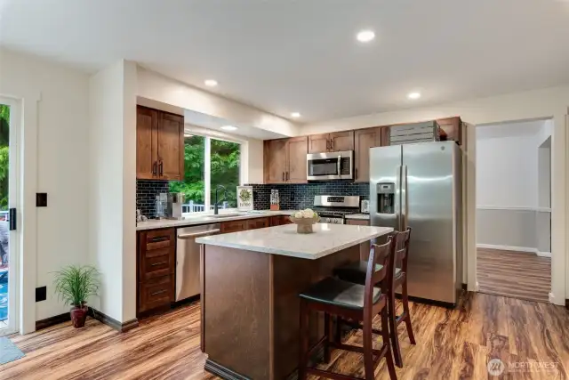 Quartz countertops!