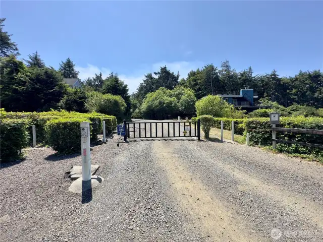 Gated Entry to Haskin Park