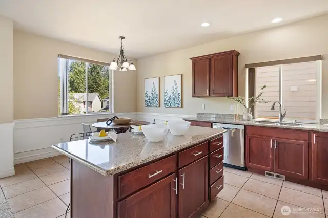 Great tile flooring.