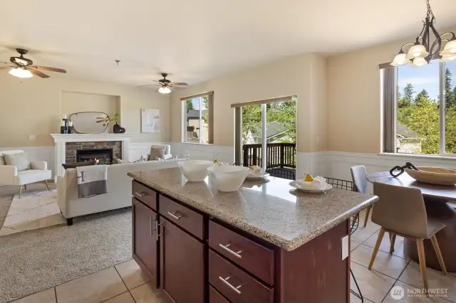 Plenty of counter space!