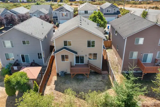 Overview of your back yard.