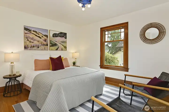 1 of 2 main floor bedrooms