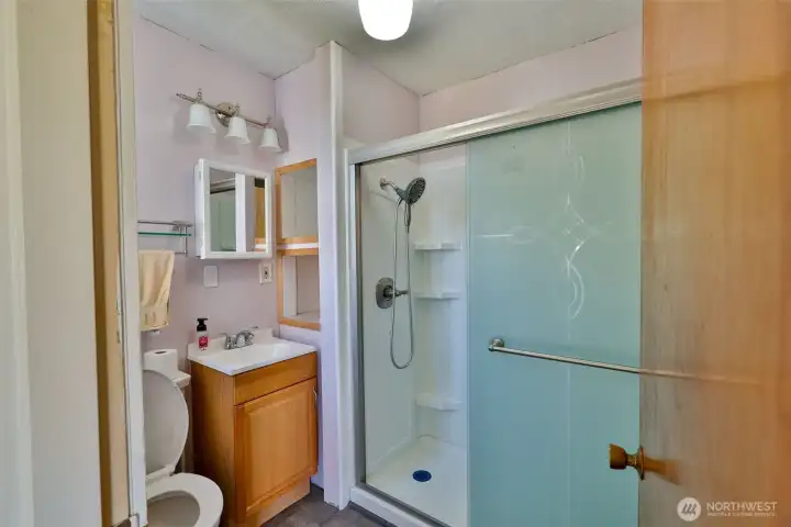 3/4 Bathroom Off Kitchen