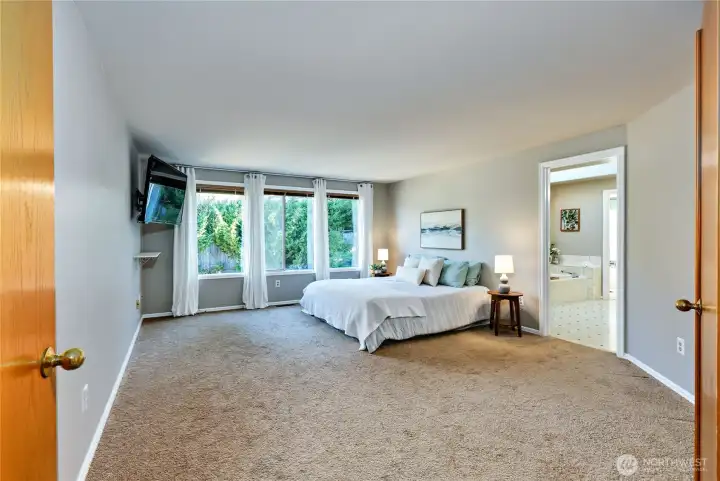 Primary suite is HUGE!
