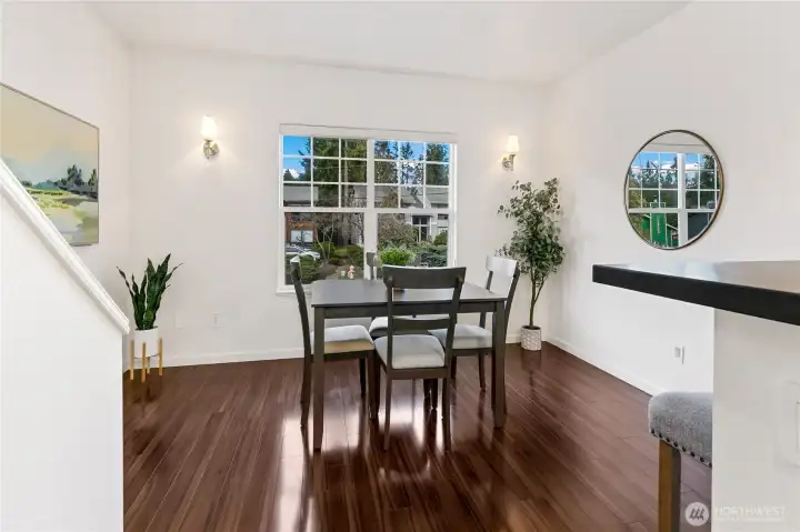 Dining room off the kitchen