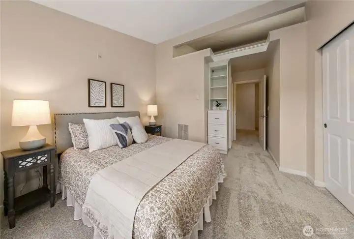 Another view of Jr. Primary suite with storage loft