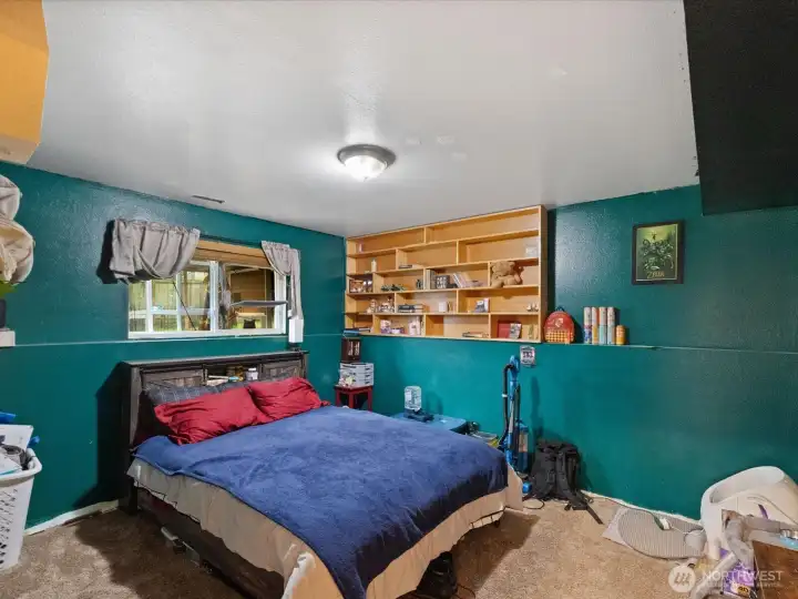 Lower level bedroom