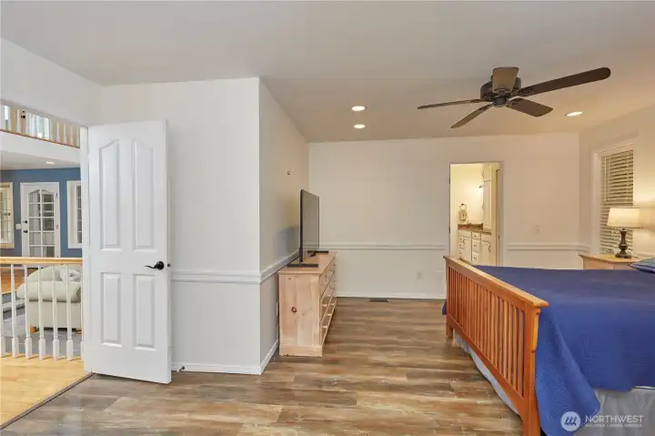 Primary Bedroom on main floor.