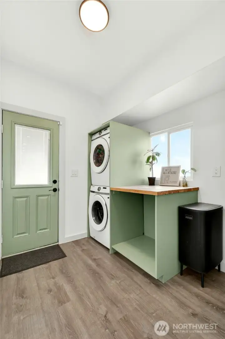 Spacious Laundry room and pantry