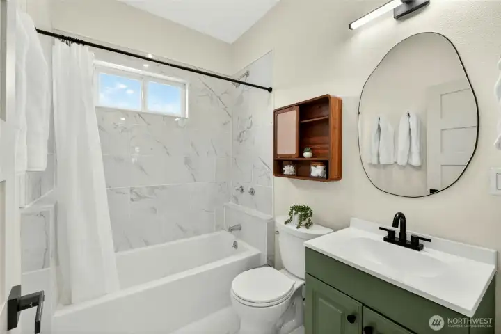 2nd full bathroom for your guests on the main floor.