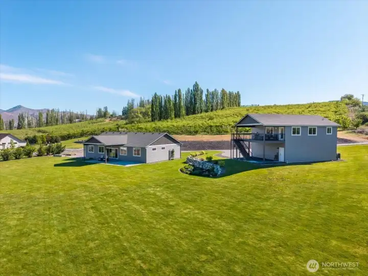 Mature landscaping on 2.4 acres