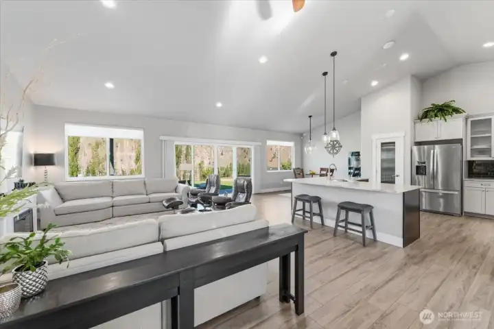 Open concept great room, perfect for entertaining